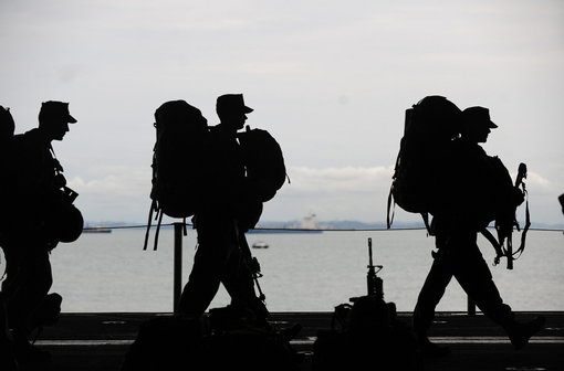 Militärs ziehen ab