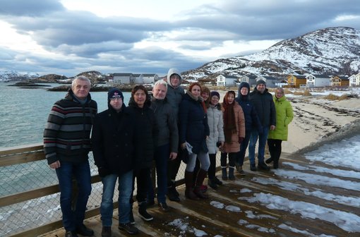 Final meeting of the Eurasia Peace Studies Exchange network’s international team at the Arctic University of Tromsø (2019, photo private).